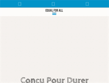 Tablet Screenshot of equal-for-all.com